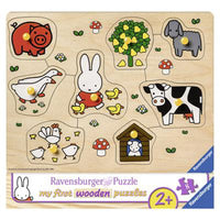 Puzzel Nijntje op de boerderij hout: 8 stukjes (036882)