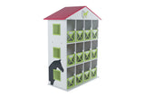 Kids Globe paardenstal hotel met 12 boxen 1:24 19x41x53cm