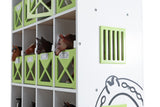 Kids Globe paardenstal hotel met 12 boxen 1:24 19x41x53cm