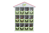 Kids Globe paardenstal hotel met 12 boxen 1:24 19x41x53cm