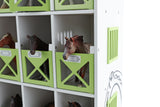 Kids Globe paardenstal hotel met 12 boxen 1:24 19x41x53cm