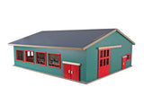 Kids Globe loopstal met berging en weiland 1:32 75x68x28cm