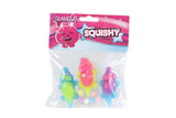 Glamour Squishy diertjes 3stuks 2ass