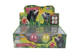 DinoWorld ei met groeiende dinosaurus met edelsteen 3kleuren 6ass 8cm