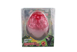 DinoWorld ei met groeiende dinosaurus met edelsteen 3kleuren 6ass 8cm