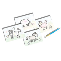 SES Creative My First Kleuren met water - Boerderij dieren