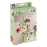 Haakset bloemen boeket roze