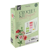 Haakset bloemen boeket roze