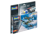 REVELL Messerschmitt Bf109G-10 & Spitfire Mk.V Modelvliegtuig met vaste vleugels Montagekit 1:72