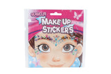 Glamour make-up gezichtstickers diamant 17cm