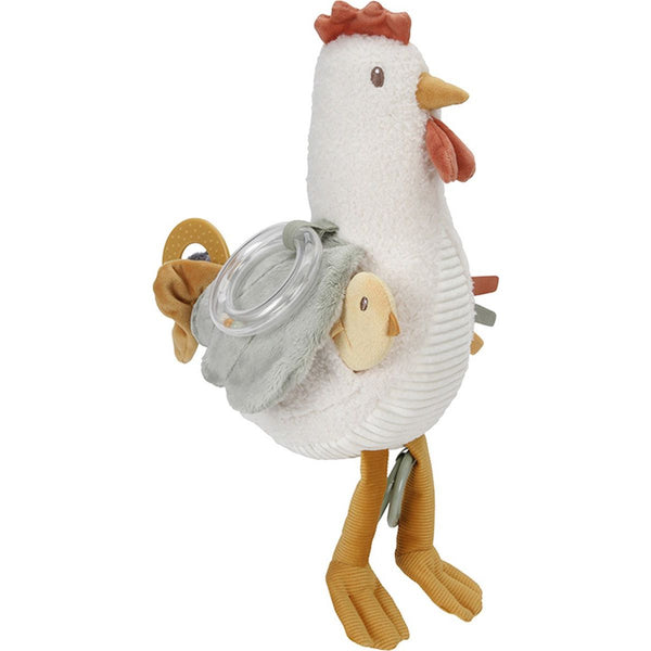 Little Dutch Activiteitenknuffel kip 25cm