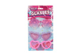 Glamour trendy meidenbrillen 3stuks roze/paars