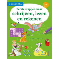 Boek Disney Ik Leer Met - Eerste Stappen NaarSchrijven - Lezen en Rekenen