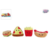 Fluffy Menu fast food a4 pluche 16/11cm