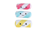Fluffy Menu snack zakjes pluche 3ass 21cm