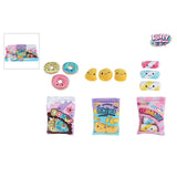 Fluffy Menu snack zakjes pluche 3ass 21cm