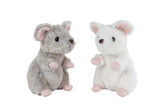 Take Me Home muis pluche zittend 2ass 19cm