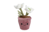 Take Me Home plant pluche L cyclamen en kerstroos 24cm