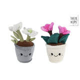 Take Me Home plant pluche L cyclamen en kerstroos 24cm
