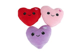 Fluffy Menu pluche ijsje met 3 pluche hartjes 2ass 26cm