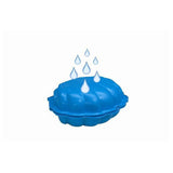 Zandbak 87x78 schelp blauw