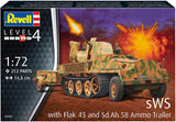 Revell sWS Flak Opbpouw flak43