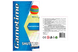 Gametime Nylon shuttle geel, foam kop 6 stuks in koker