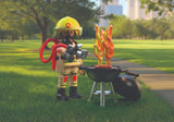 72149 Brandweerman met brandha