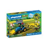 72163 Kleine tractor met hooim