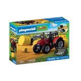 72305 Grote tractor met hooiba