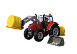 72305 Grote tractor met hooiba