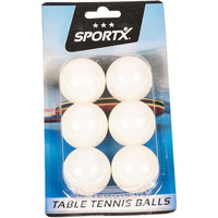SPORTX TAFELTENNISBALLEN 6ST