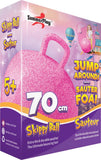 Skippybal 70cm  Roze/Glitter