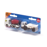1692 Siku Bouwplaats-set kiepwagen en cementwagen