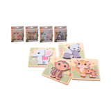 Wildies Family Puzzel 4 assorti 12mnd+