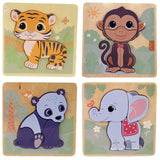 Wildies Family Puzzel 4 assorti 12mnd+