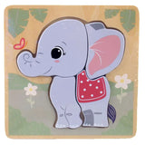 Wildies Family Puzzel 4 assorti 12mnd+