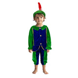 Pietenpak groen/blauw 110-116