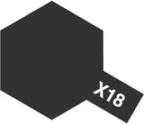 X18 zwart zijdemat TAMIYA 23ML