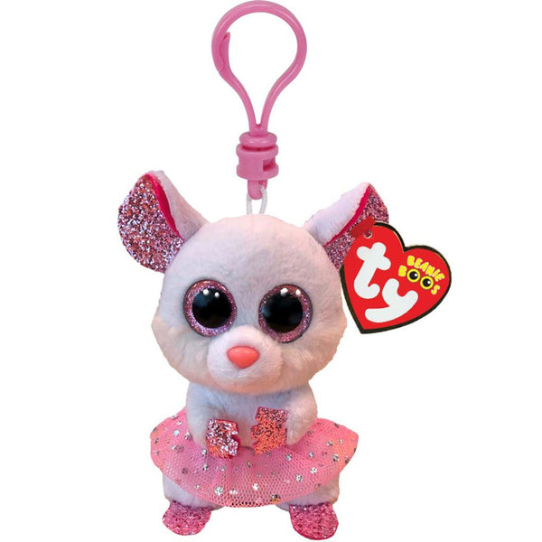 Ty Beanie Boo Sleutelhanger Nina Mouse With Tutu