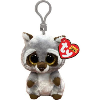 Ty Beanie Boo Sleutelhanger Oakie Racoon Clip