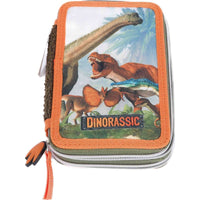 Gevulde etui: Dinorassic met 2 ritsen
