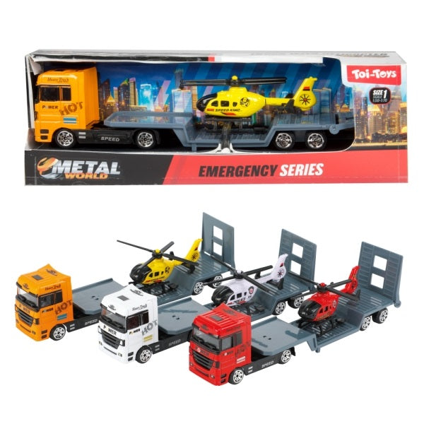 METAL Vrachtwagen mt oplegger