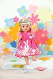 Baby born Bloemenjurk 43cm