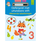 Oefenpret met uitwisbare stift - Allereerste teloefeningen (4-5 j.)
