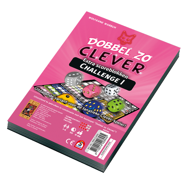 Scoreblokken Dobbel zo Clever Challenge - Dobbelspel