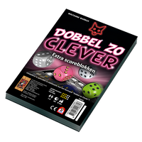 Scoreblokken Dobbel zo Clever twee stuks - Dobbelspel