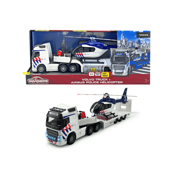 Volvo Truck + Police Helicopte