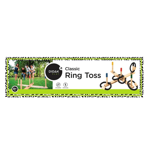 Buitenspelen Werpspel met ringen hout