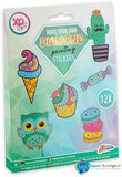 Moxy diamond painting stickers
